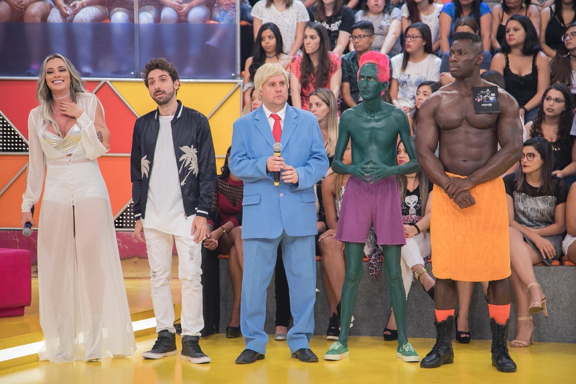 ultima gravação do programa "Legendários", que vai ao ar nesta sexta-feira (29), na Record - Edu Moraes/Divulgação/Record