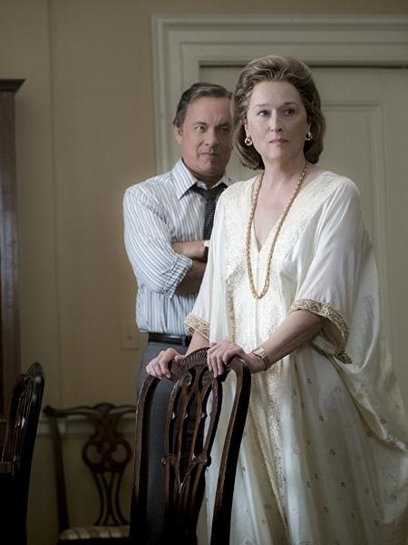 Meryl Streep e Tom Hanks em cena de "The Post: A Guerra Secreta"