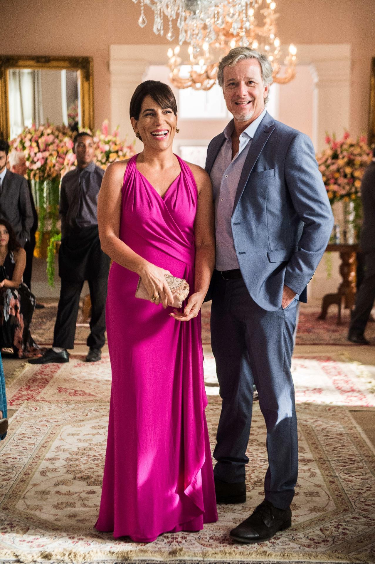 Beth (Gloria Pires) e Renan (Marcello Novaes) - Raquel Cunha/Globo