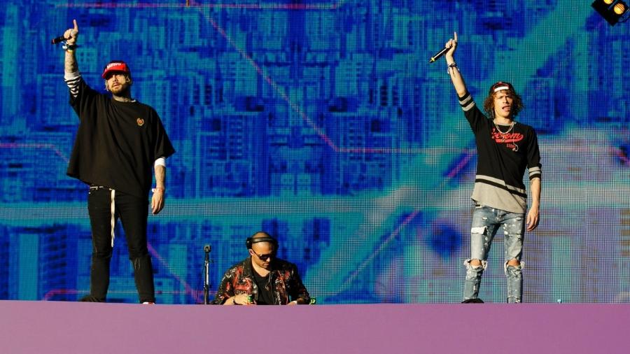 Trio americano Cheat Codes se apresenta no Lollapalooza Brasil 2018 - Mariana Pekin/UOL