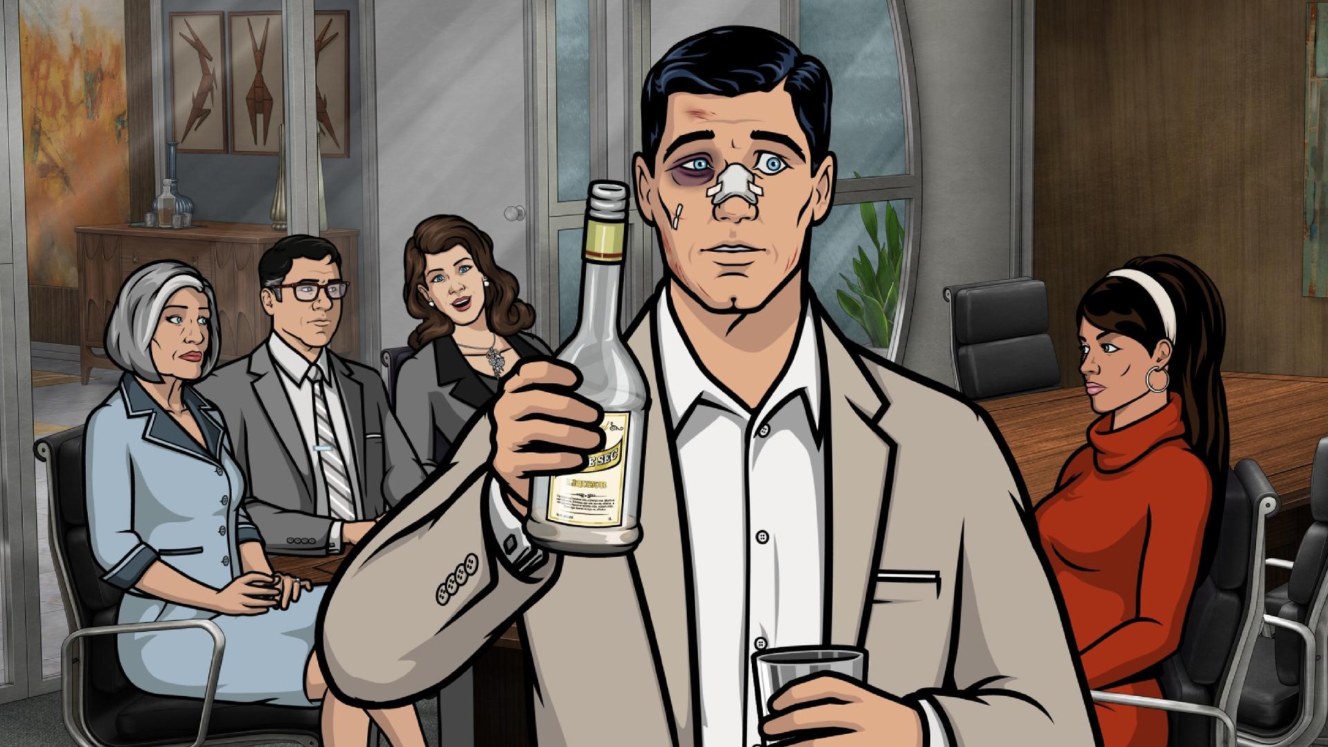 Cena da série "Archer" - Reprodução