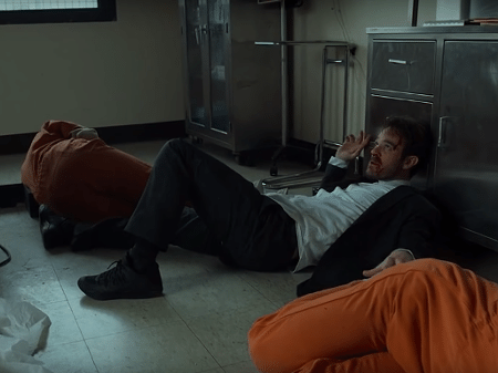 O ator Charlie Cox como Matt Murdock em "Demolidor", série da Netflix - Reprodução
