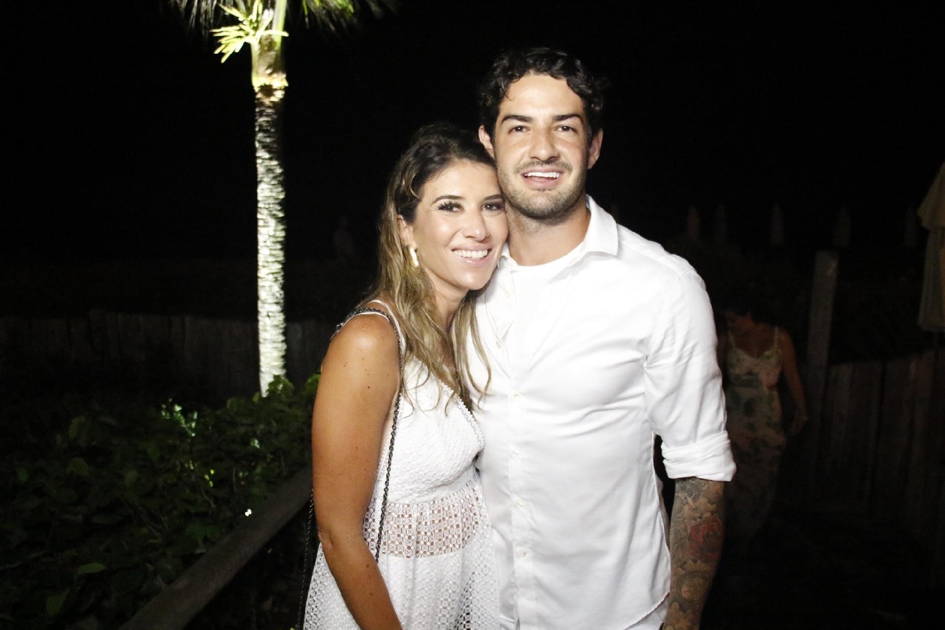 Rebeca Abravanel e o jogador Alexandre Pato  - Fred Pontes/Divulgação