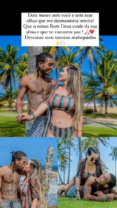 Viúva de MC Kevin lamenta dois meses da morte do funkeiro - Reprodução/Instagram - Reprodução/Instagram