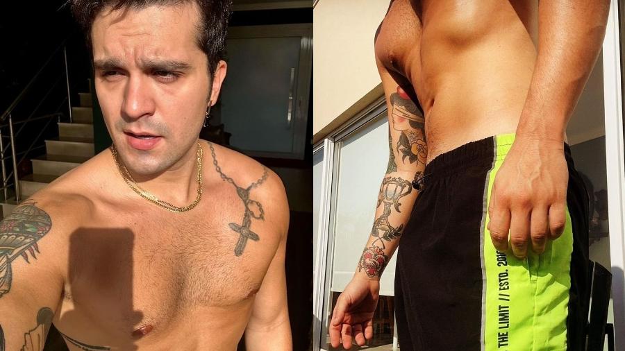 Luan Santana movimenta as redes sociais com foto sem camisa