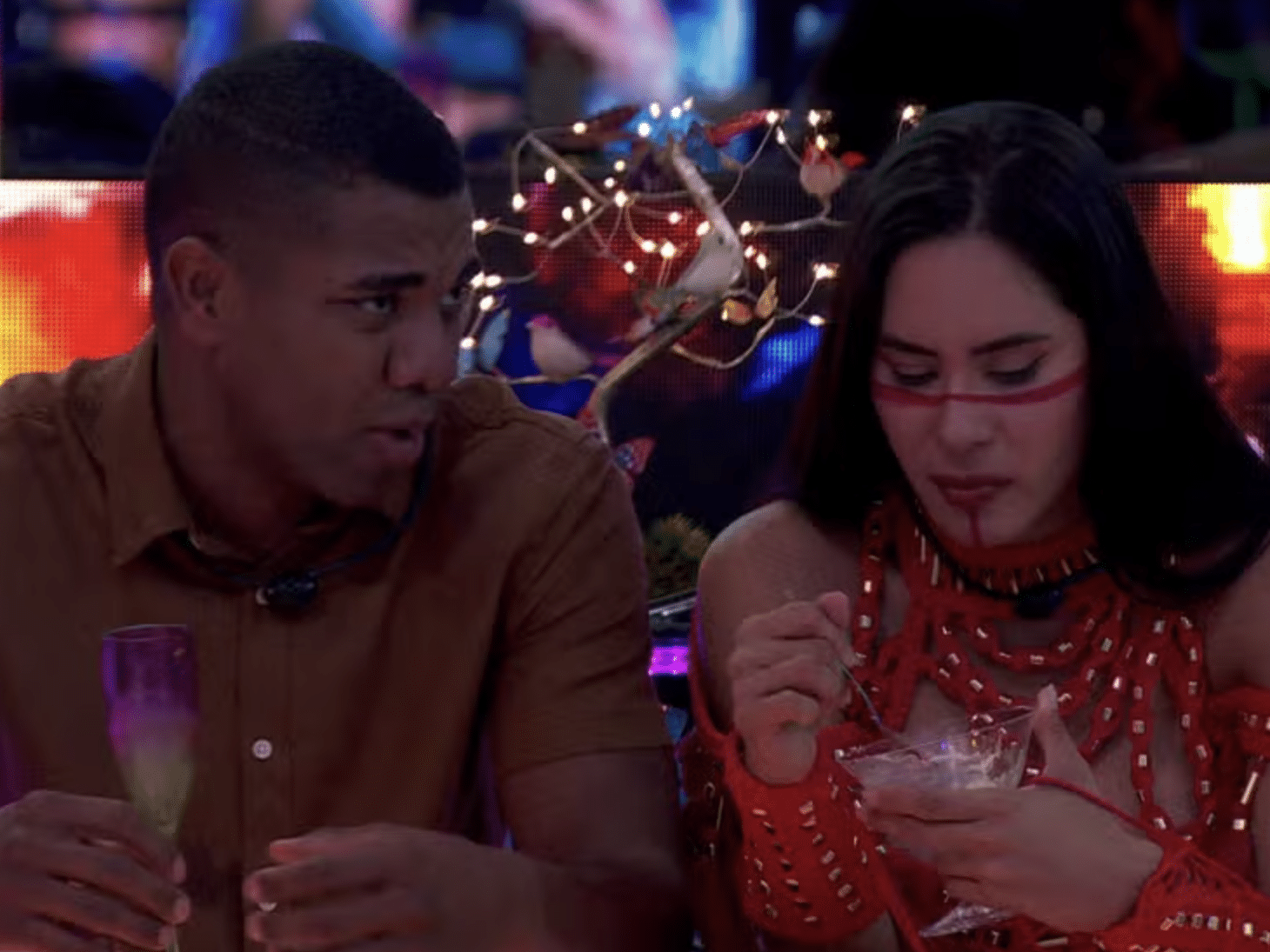 'Você é livre e faz o que quiser', diz Davi para Isabelle no BBB 24