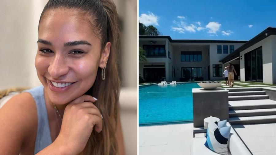 Simone Mendes compra mansão com piscina com borda transparente e bar molhado 