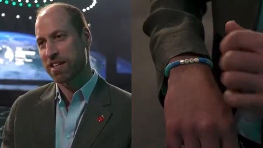 Príncipe William exibe pulseira da amizade feita pela filha, Charlotte