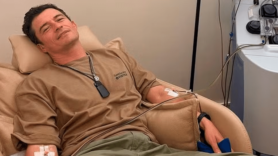 Orlando Bloom faz tratamento de R$ 75 mil para remover microplásticos do corpo - Instagram