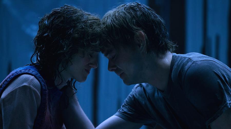 Nancy e Jonathan em cena da 5ª temporada de 'Stranger Things' Nancy e Jonathan em cena da 5ª temporada de 'Stranger Things'