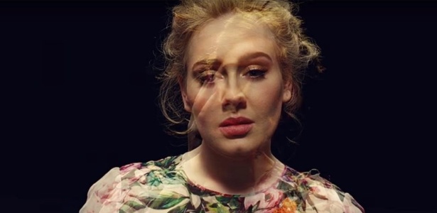 A cantora Adele no clipe da música "Send My Love" - Reprodução