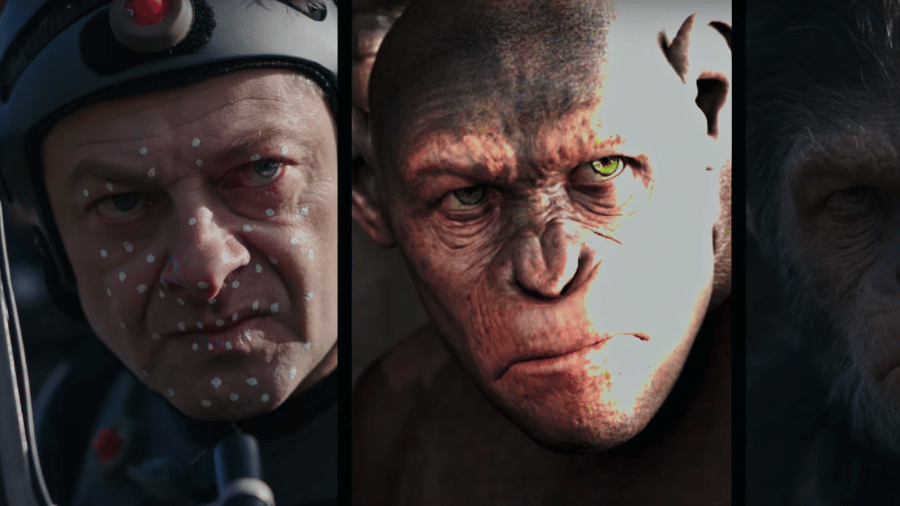 Efeitos visuais em "Planeta dos Macacos: A Guerra" - Reprodução/YouTube