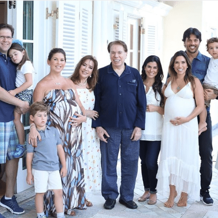 Silvio Santos em família - Reprodução/Instagram/patriciaabravanel