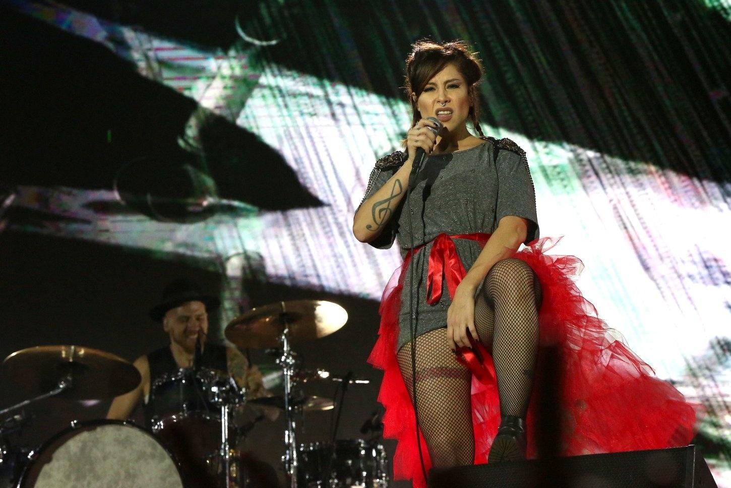 Pitty canta no festival João Rock 2018, em Ribeirão Preto, interior de São Paulo - Deividi Correa/AgNews