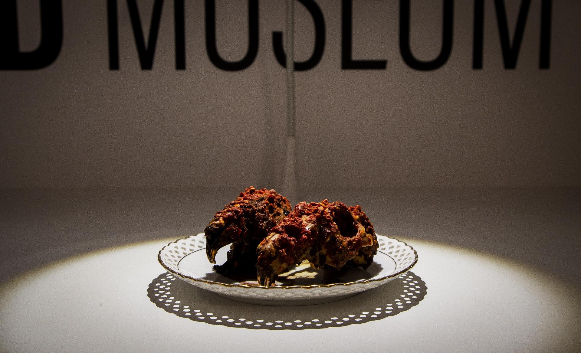 Cabeças de coelho apimentadas, prato da região de Sichuan, na China - Anja Barte Telin/Divulgação