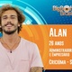 Alan é o primeiro participante anunciado do "BBB19" - Reprodução/TVGlobo