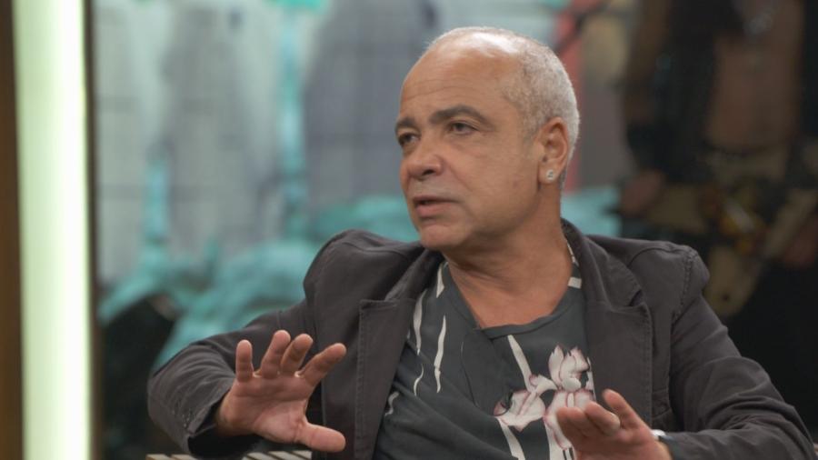 O ator Claudio Manoel em entrevista ao "Conversa com Bial" - Reprodução/Globo
