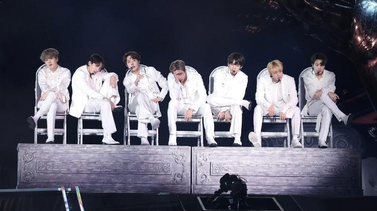 BTS se apresenta pela turnê "Love Yourself: Speak Yourself" no estádio do Allianz Parque, em São Paulo - BigHit Entertainment/Divulgação - BigHit Entertainment/Divulgação