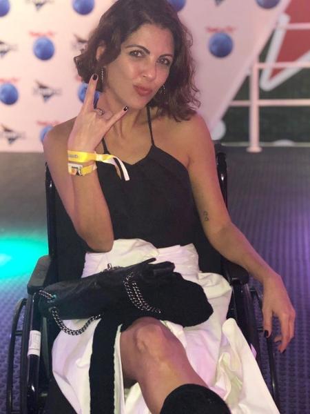 Thalita Rebouças curte Rock in Rio em cadeira de rodas após torcer o pé - Reprodução/Instagram