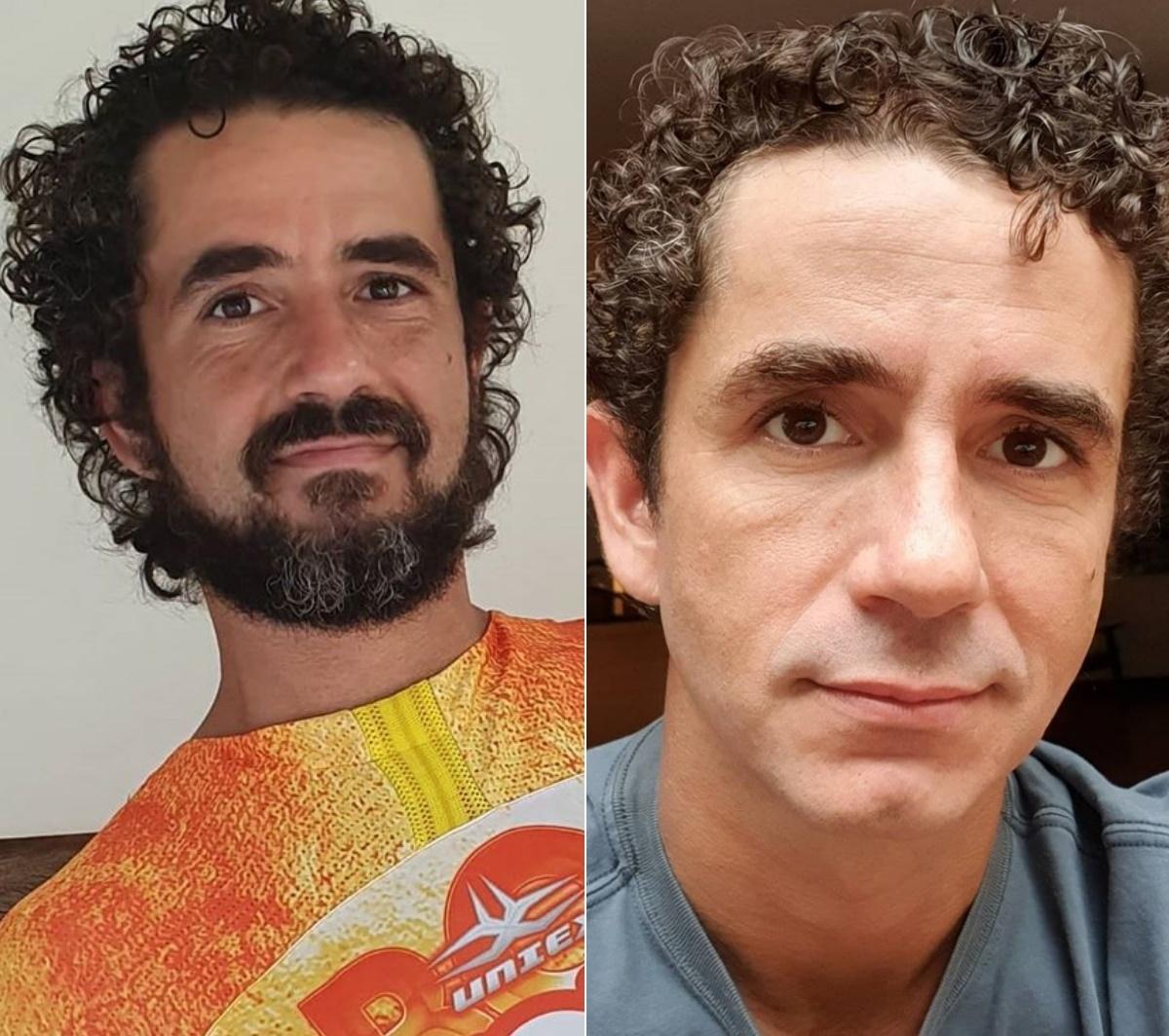 Felipe Andreoli (apresentador) O apresentador fez a barba após ser desafiado pela mulher, Rafa Brites. "Fiz a barba, pois infectologistas e especialistas disseram que a barba tem mais chances de reter o vírus. Não custa nada". - Reprodução/Instagram
