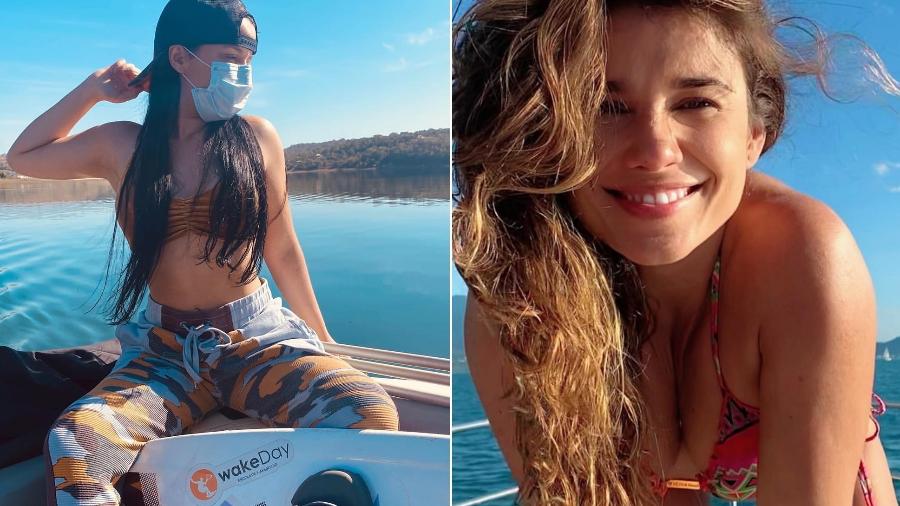 Maraisa e Paula Fernandes tomam sol em barcos - Reprodução/Instagram