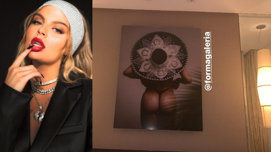 Luisa Sonza mostra retrato na parede do quarto - Reprodução/Instagram