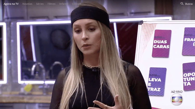 BBB 21: Carla dá placa de hipócrita e fraca para Lumena - Reprodução/Globoplay - Reprodução/Globoplay