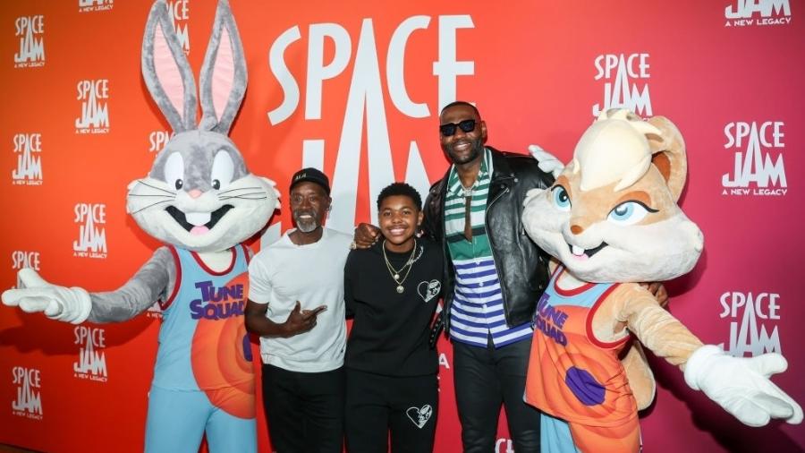 Don Cheadle e LeBron James na festa de "Space Jam 2" - Matt Winkelmeyer / Getty Images