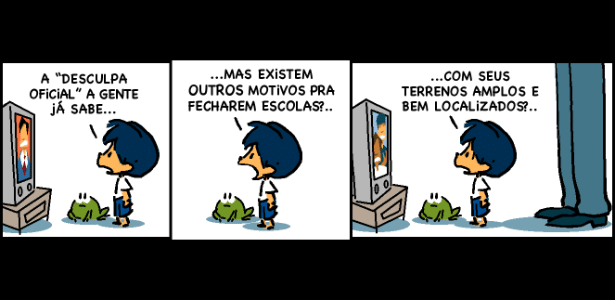 Tirinha do personagem Armandinho, criado pelo catarinense Alexandre Beck - Reprodução