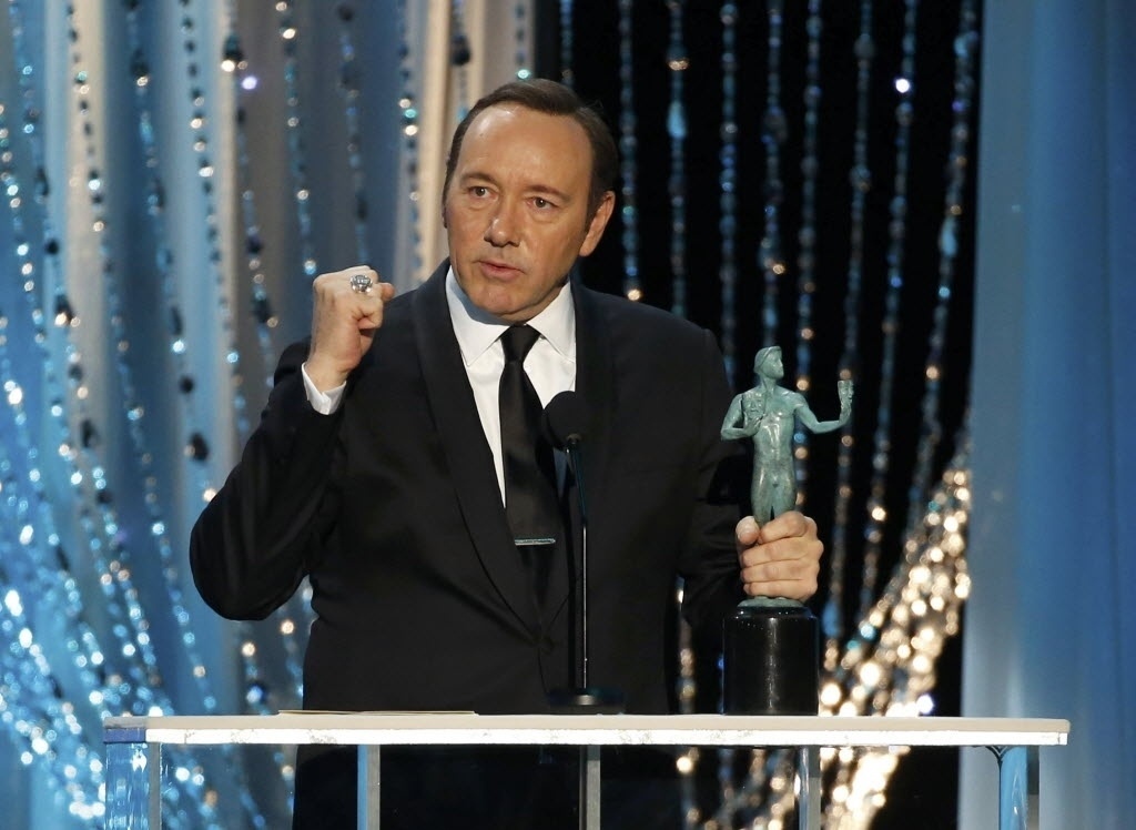 Kevin Spacey é eleito melhor ator dramático por "House of Cards" no SAG Awards 2016 - Lucy Nicholson/Reuters