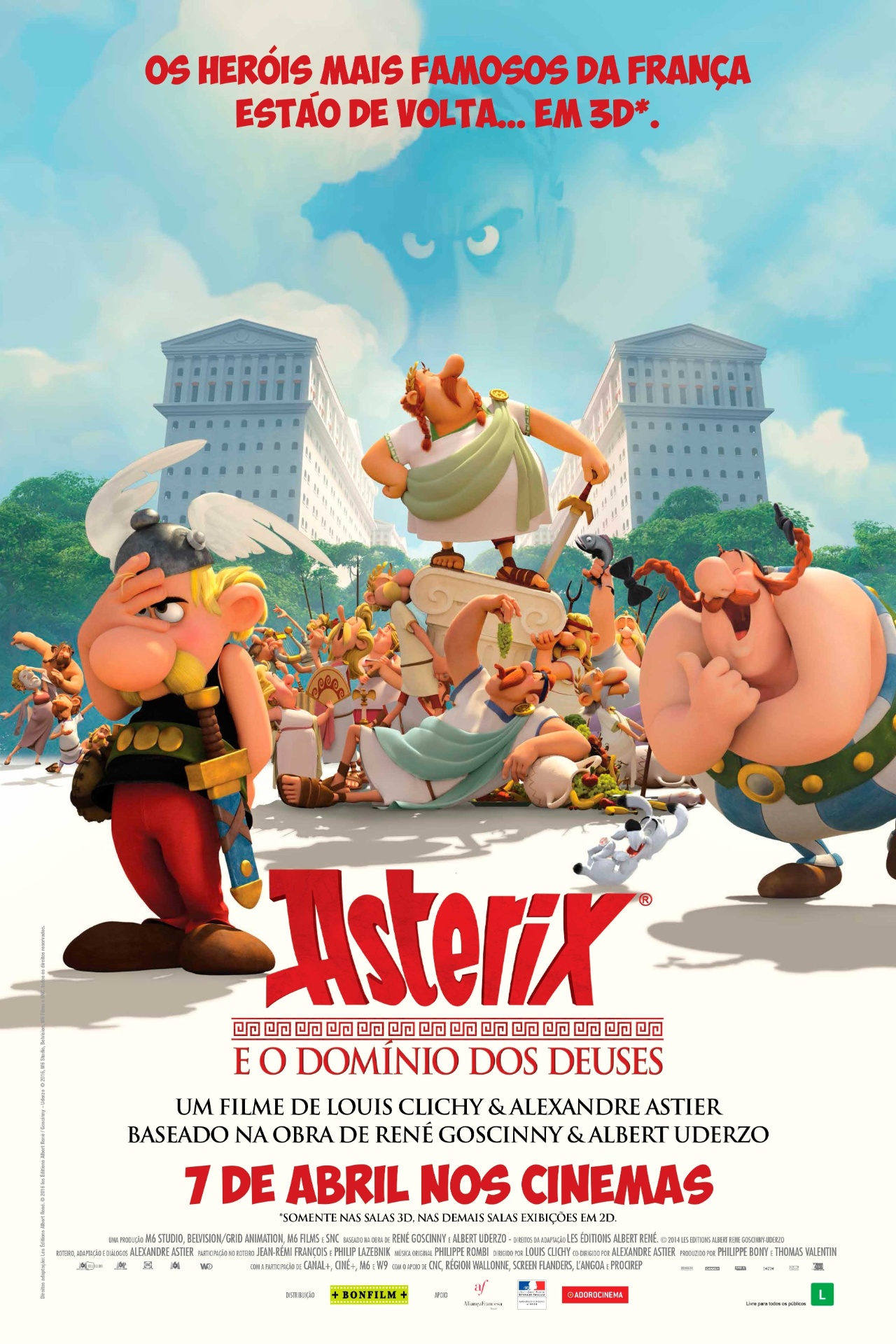 Pôster do Filme "Asterix e o Domínio dos Deuses" - Divulgação