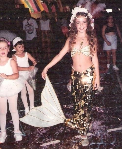 Sereia profissional, Mirella Ferraz é instrutora de Isis Valverde em "A Força do Querer" - Arquivo pessoal