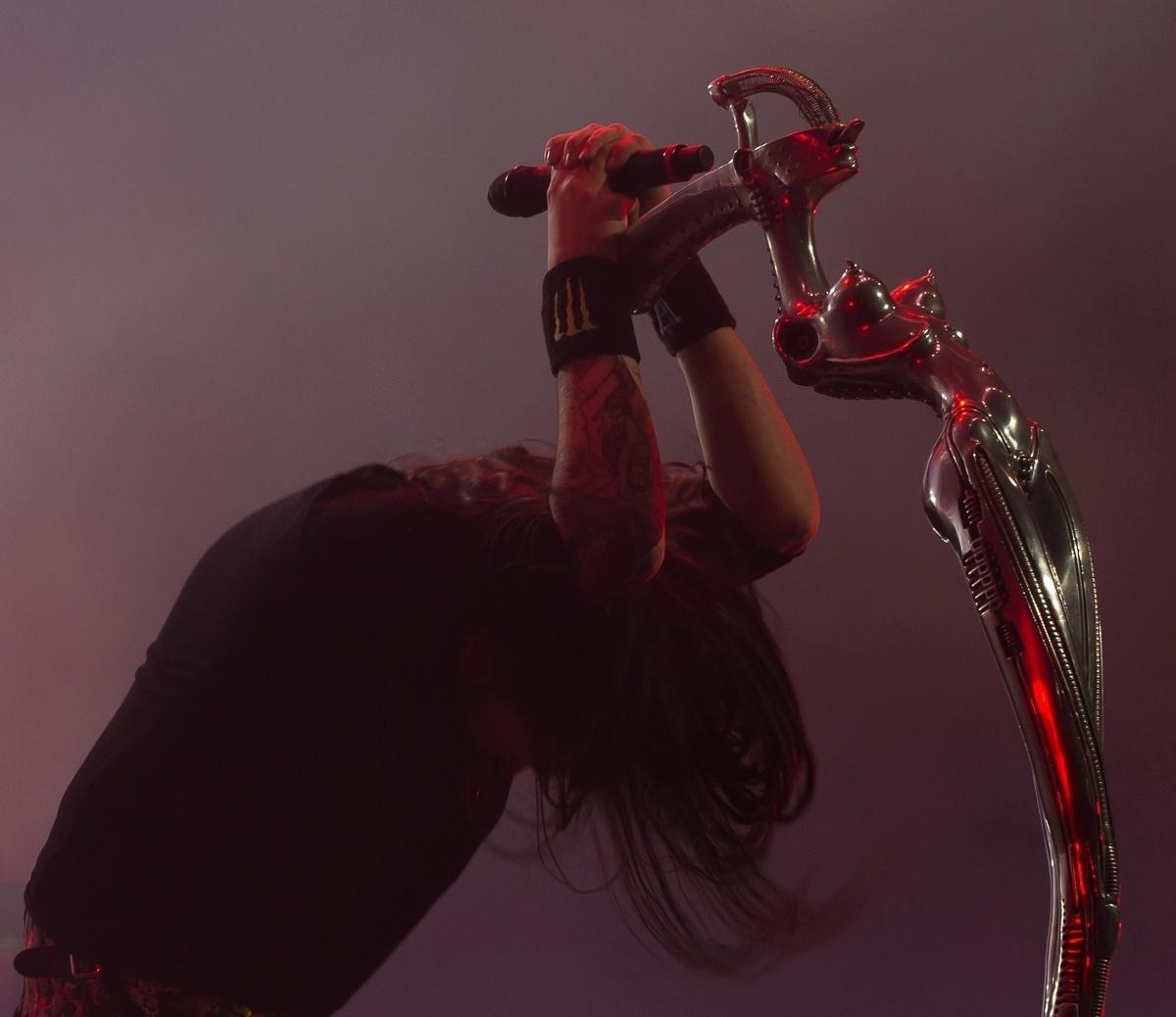 Expoente do new metal, banda americana Korn se apresenta no Espaço das Américas, em São Paulo - Francisco Cepeda/AgNews