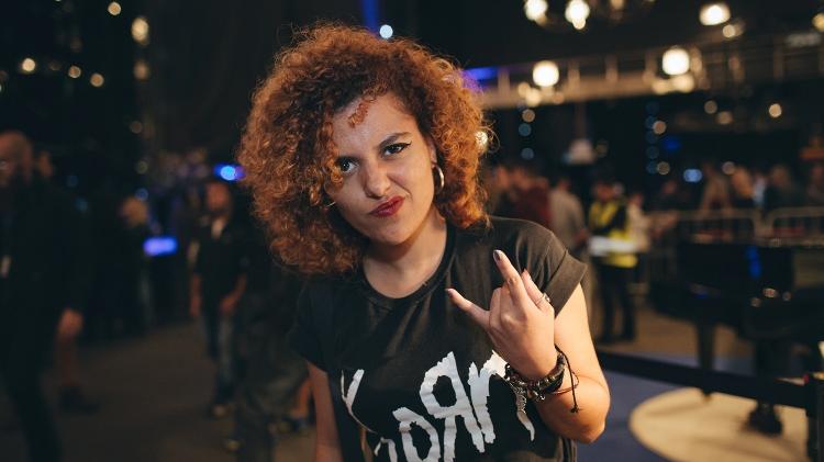 A estudante Luana Rebelo foi sozinha ao show do Korn porque nenhuma amiga conhece a banda - Felipe Gabriel/UOL - Felipe Gabriel/UOL