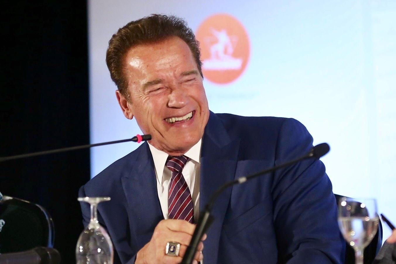 Arnold Schwarzenegger em entrevista coletiva no Arnold Classic South America - Manuela Scarpa/Brazil News