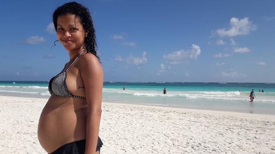 Cinthya Rachel exibe barriga da primeira gravidez durante viagem de férias - Reprodução/Instagram/cinthyarachel