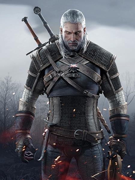 Geralt de Rívia, protagonista do game "The Witcher" - Reprodução