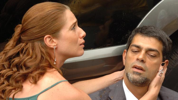 Leticia Spiller e Eduardo Moscovis em "Senhora do Destino" - João Miguel Júnior/TV Globo - João Miguel Júnior/TV Globo