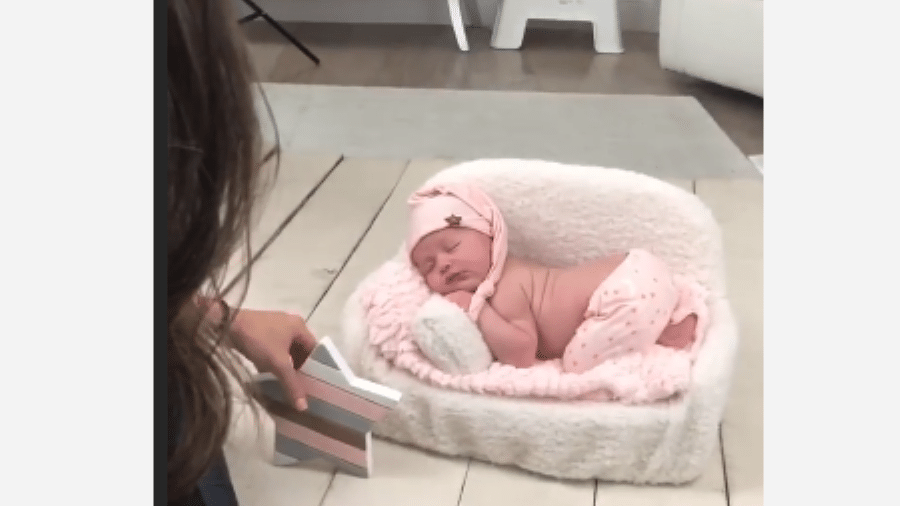 Bella mostra ensaio da filha recém-nascida, Stella - Reprodução/Instagram