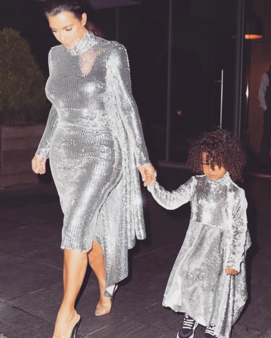 Kim Kardashian e North - Reprodução/Instagram