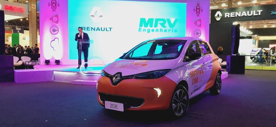 Renault Zoe que será usado em projeto piloto de carros elétricos para condomínios populares - Eugênio Augusto Brito/UOL