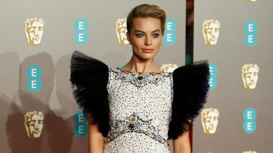 Margot Robbie no BAFTA 2019 - AFP