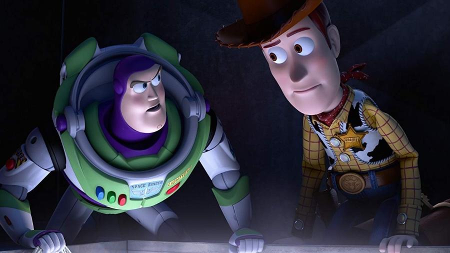 Buzz Lightyear e Woody em cena de Toy Story 4 produzido pela Pixar - Divulgação