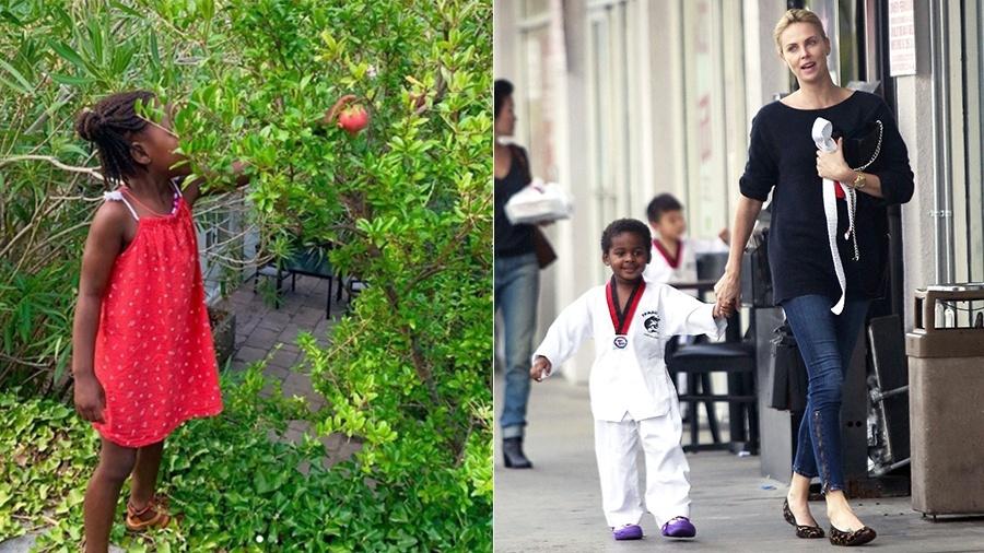 De acordo com Charlize Theron, seu filho Jackson descobriu que não era "menino" aos 3 anos - Reprodução/Instagram - Grosby Group