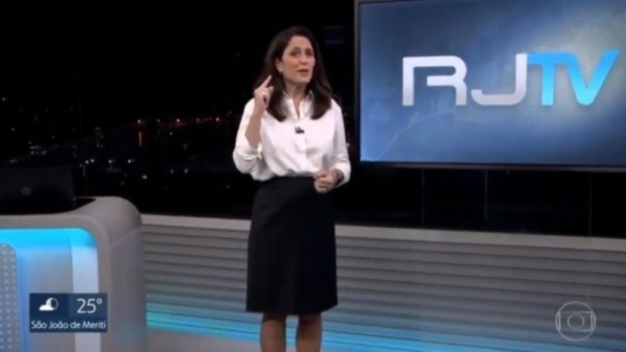 Ana Luiza Guimarães se confunde e encerra RJ2 antes do horário - Reprodução/TV Globo