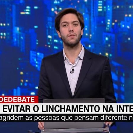 Caio Coppolla disse que a CNN Brasil cometeu uma "injustiça" ao demitir o comentarista Leandro Narloch - Reprodução