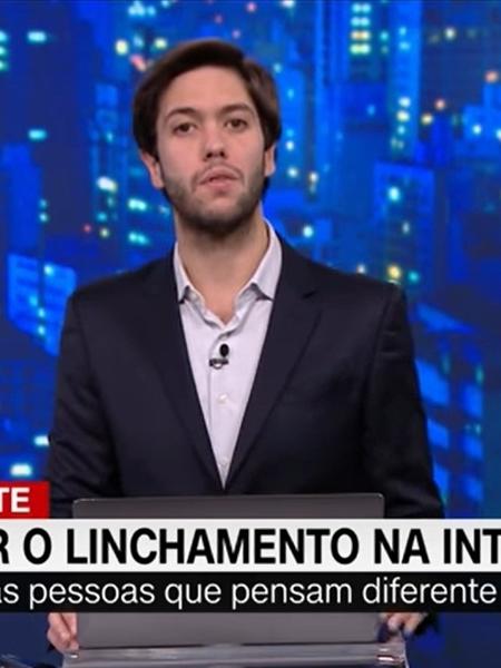 O comentarista Caio Coppolla na CNN Brasil - Reprodução