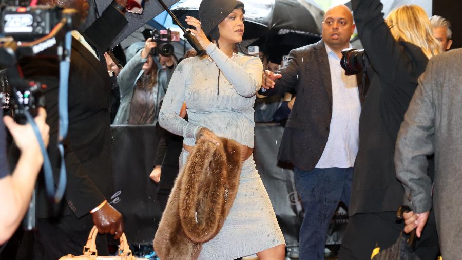 Noca York - 5 de maio: Rihanna durante o Met Gala 2025 Noca York - 5 de maio: Rihanna durante o Met Gala 2025