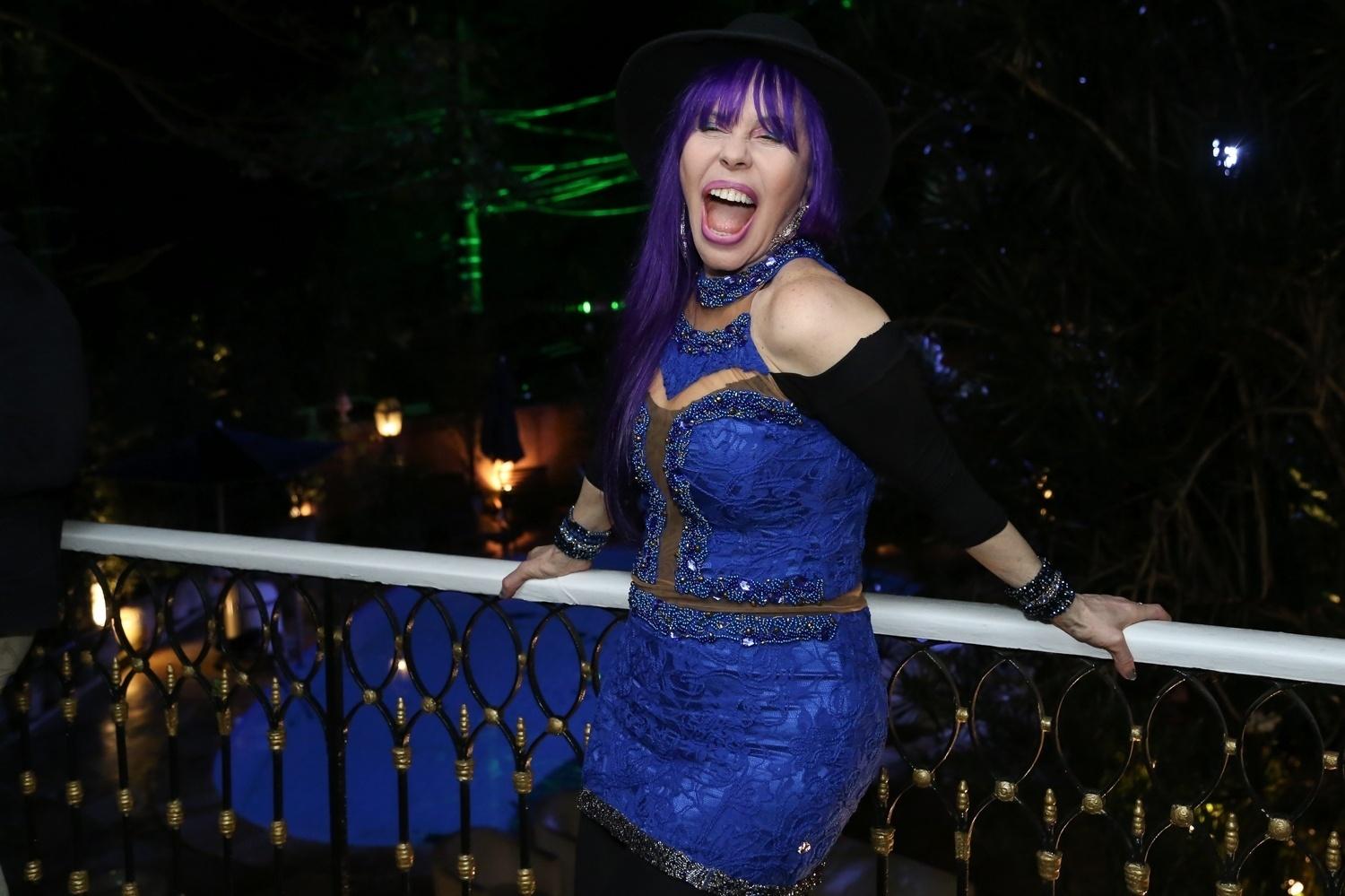 Baby do Brasil comemora 65 anos em casa de amigo no Rio de Janeiro - Roberto Filho/Brazil News