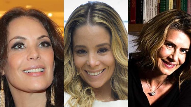 Recentemente, Carolina Ferraz, Daniele Winits e Maitê Proença perderam seus contratos longos com a Globo - Reprodução/Montagem UOL - Reprodução/Montagem UOL